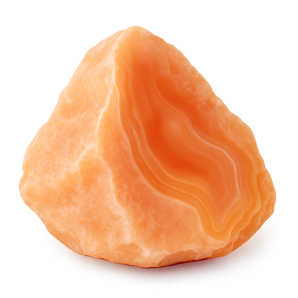 Agate Abricot – pierre naturelle de douceur, créativité et réconfort – Les Fées des Gemmes
